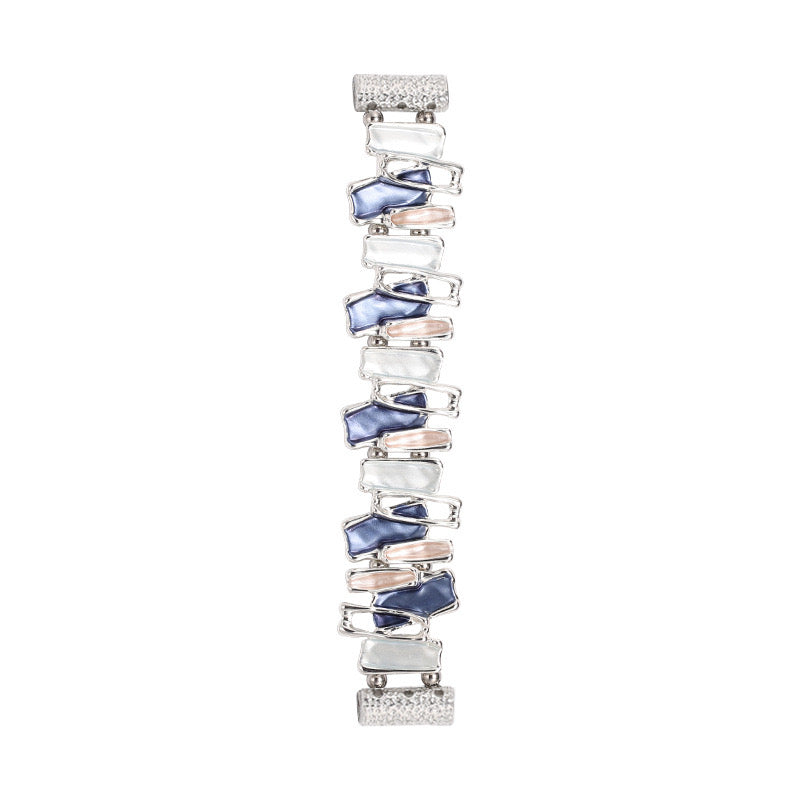 Luxury Multi-Color Crystal Apple Watch Band – Gold Gemstone Strap (All Sizes Available)