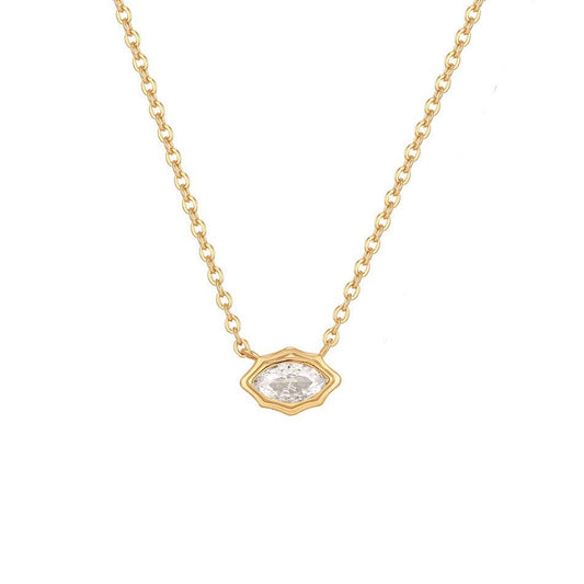 14K Gold Dainty Diamond Layered Necklaces
