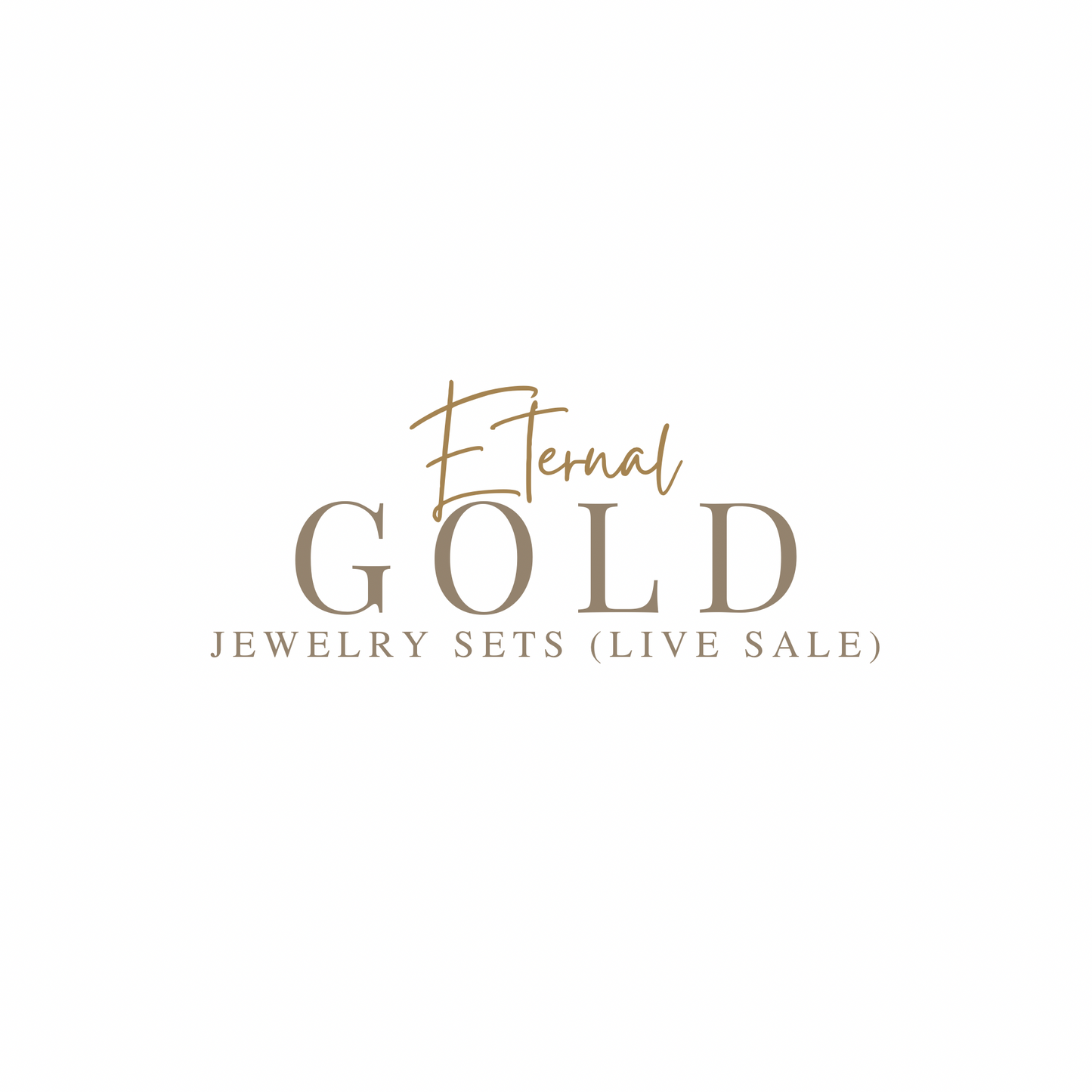 Jewelry Sets (Live Sale)