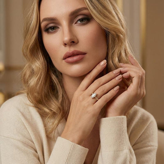 Seraphina Marquise Twist Ring