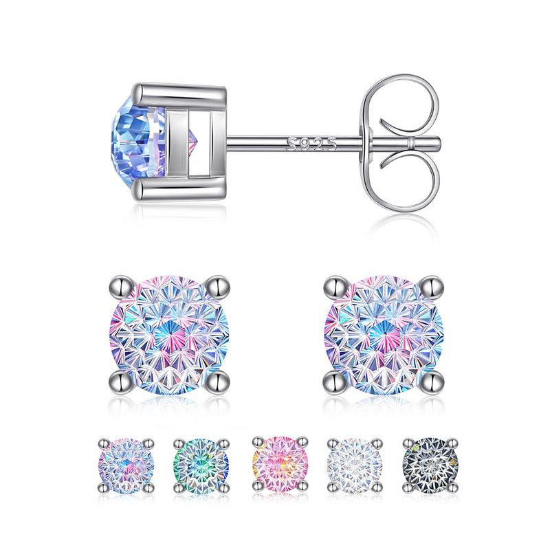 Aurora Prism Stud Earrings