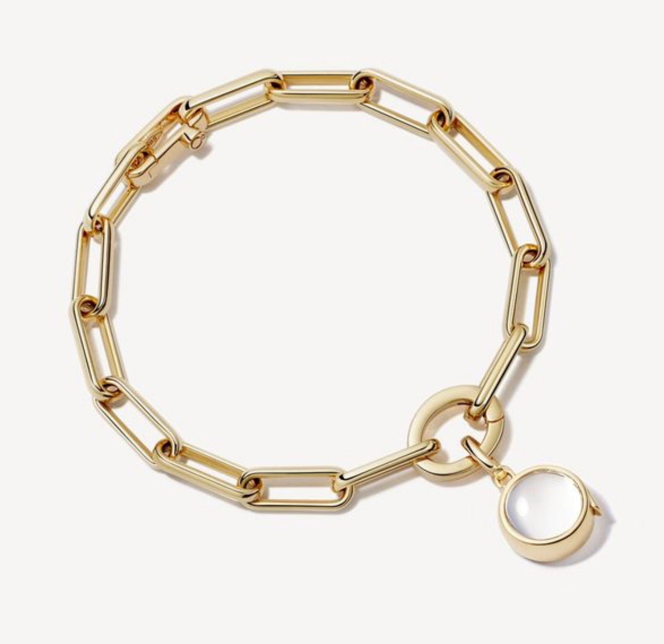 Charm Bar Bracelet (3 Charms Included) – Limited Drop ✨