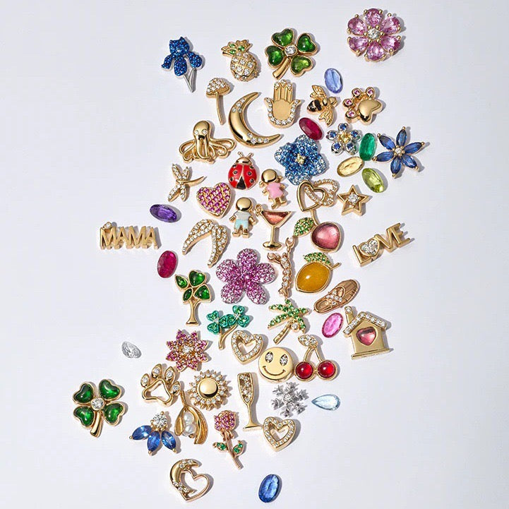Charm Bar Bracelet (3 Charms Included) – Limited Drop ✨