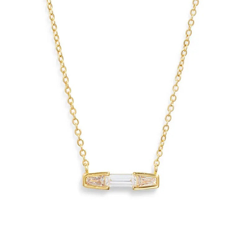 Elegant Gold Layered Drop Necklace Set