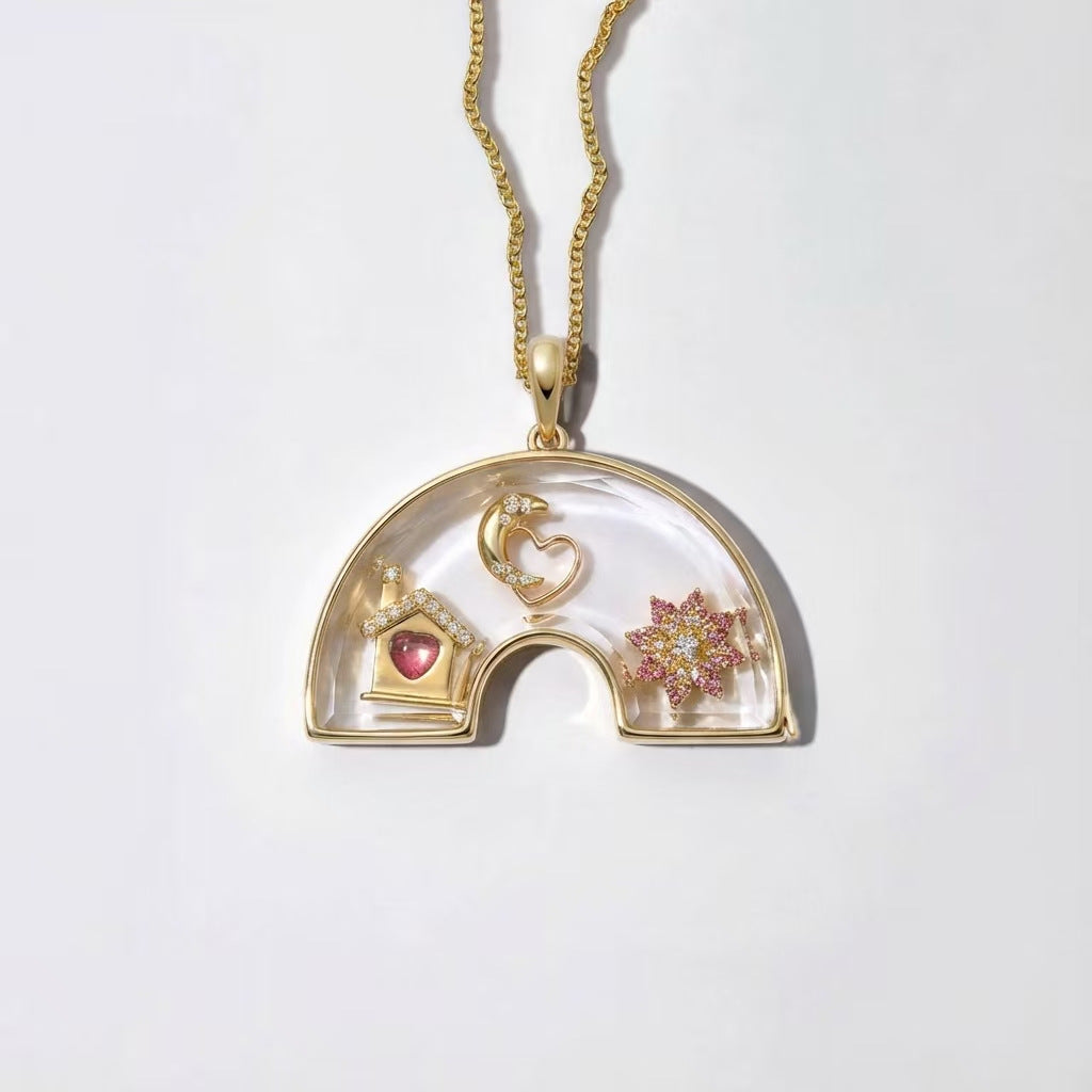 Custom Charm Bar Necklace – 5 Charms Included