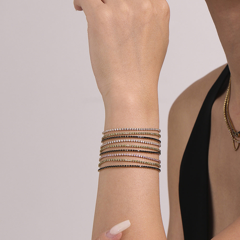 Luxury Tennis Bracelet Stack ✨